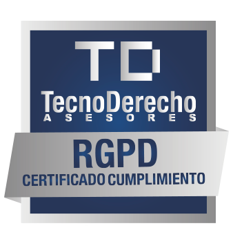 Certificado de cumplimiento RGPD